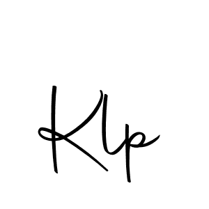 Create a beautiful signature design for name Klp. With this signature (Autography-DOLnW) fonts, you can make a handwritten signature for free. Klp signature style 10 images and pictures png