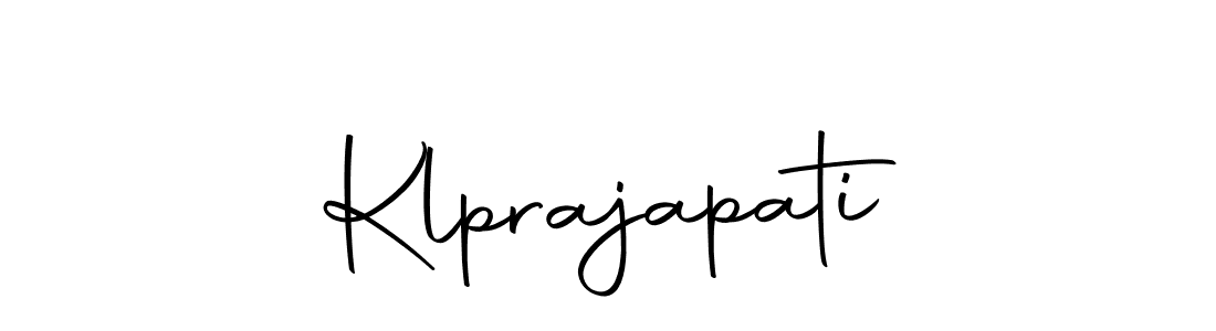 Use a signature maker to create a handwritten signature online. With this signature software, you can design (Autography-DOLnW) your own signature for name Klprajapati. Klprajapati signature style 10 images and pictures png