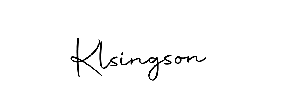 Make a short Klsingson signature style. Manage your documents anywhere anytime using Autography-DOLnW. Create and add eSignatures, submit forms, share and send files easily. Klsingson signature style 10 images and pictures png