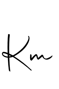 Use a signature maker to create a handwritten signature online. With this signature software, you can design (Autography-DOLnW) your own signature for name Km. Km signature style 10 images and pictures png