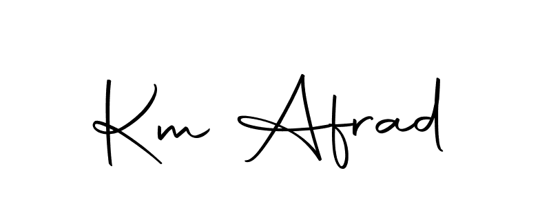 Similarly Autography-DOLnW is the best handwritten signature design. Signature creator online .You can use it as an online autograph creator for name Km Afrad. Km Afrad signature style 10 images and pictures png