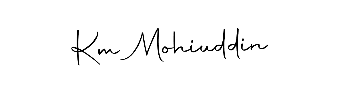It looks lik you need a new signature style for name Km Mohiuddin. Design unique handwritten (Autography-DOLnW) signature with our free signature maker in just a few clicks. Km Mohiuddin signature style 10 images and pictures png