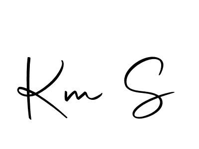 Also we have Km S name is the best signature style. Create professional handwritten signature collection using Autography-DOLnW autograph style. Km S signature style 10 images and pictures png
