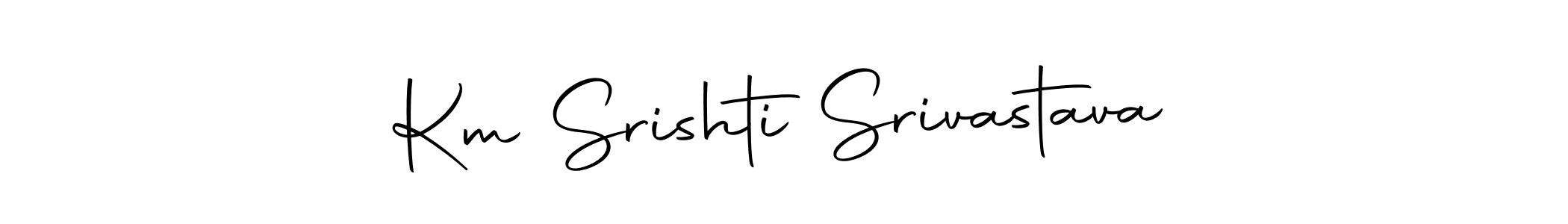 Make a beautiful signature design for name Km Srishti Srivastava. With this signature (Autography-DOLnW) style, you can create a handwritten signature for free. Km Srishti Srivastava signature style 10 images and pictures png