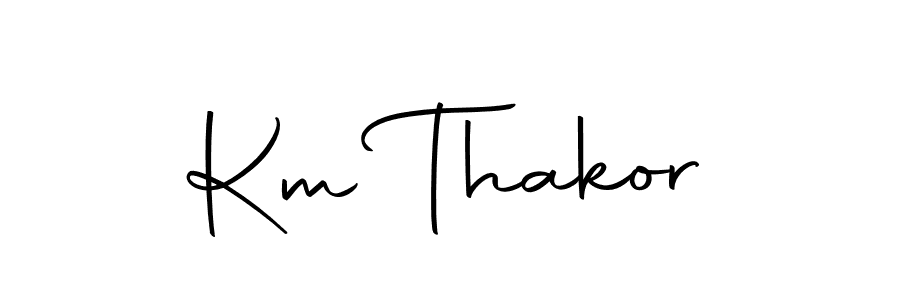 It looks lik you need a new signature style for name Km Thakor. Design unique handwritten (Autography-DOLnW) signature with our free signature maker in just a few clicks. Km Thakor signature style 10 images and pictures png