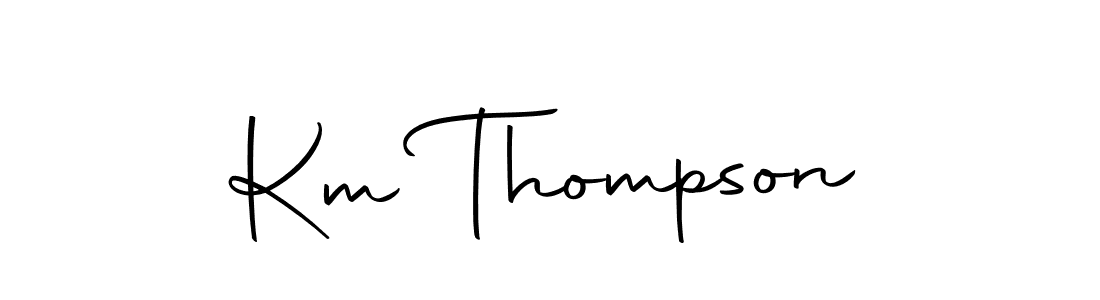 This is the best signature style for the Km Thompson name. Also you like these signature font (Autography-DOLnW). Mix name signature. Km Thompson signature style 10 images and pictures png