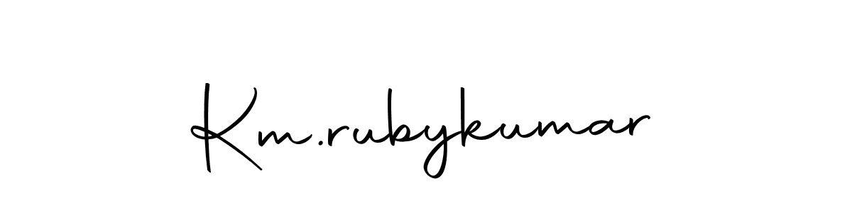 Also You can easily find your signature by using the search form. We will create Km.rubykumar name handwritten signature images for you free of cost using Autography-DOLnW sign style. Km.rubykumar signature style 10 images and pictures png