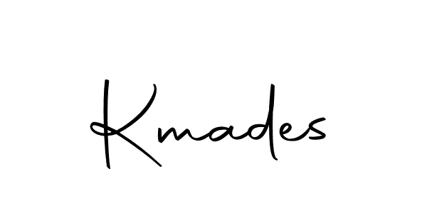 Design your own signature with our free online signature maker. With this signature software, you can create a handwritten (Autography-DOLnW) signature for name Kmades. Kmades signature style 10 images and pictures png