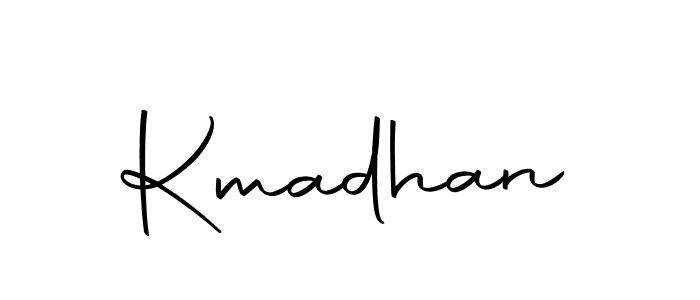 Also we have Kmadhan name is the best signature style. Create professional handwritten signature collection using Autography-DOLnW autograph style. Kmadhan signature style 10 images and pictures png