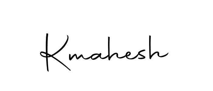 Design your own signature with our free online signature maker. With this signature software, you can create a handwritten (Autography-DOLnW) signature for name Kmahesh. Kmahesh signature style 10 images and pictures png