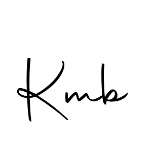 Make a beautiful signature design for name Kmb. With this signature (Autography-DOLnW) style, you can create a handwritten signature for free. Kmb signature style 10 images and pictures png