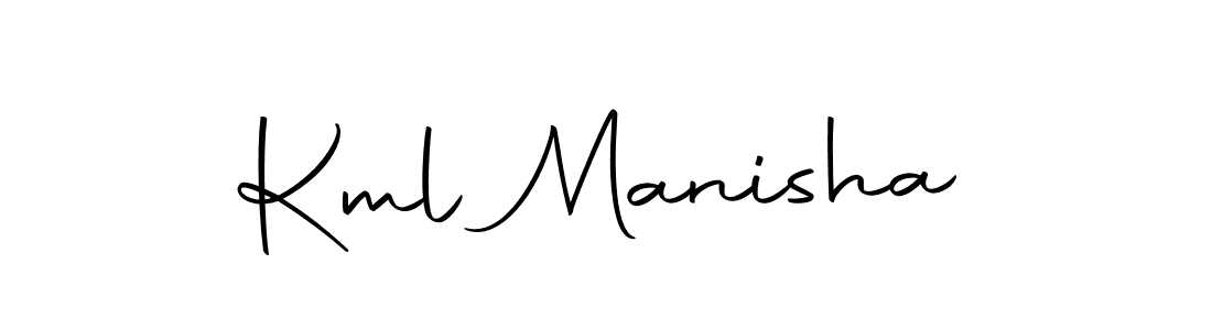 Kml Manisha stylish signature style. Best Handwritten Sign (Autography-DOLnW) for my name. Handwritten Signature Collection Ideas for my name Kml Manisha. Kml Manisha signature style 10 images and pictures png