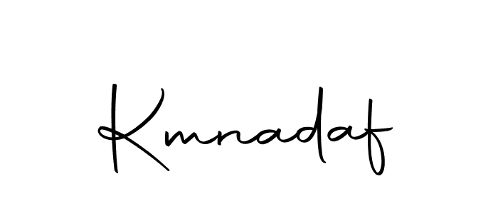 How to make Kmnadaf name signature. Use Autography-DOLnW style for creating short signs online. This is the latest handwritten sign. Kmnadaf signature style 10 images and pictures png