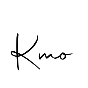 Design your own signature with our free online signature maker. With this signature software, you can create a handwritten (Autography-DOLnW) signature for name Kmo. Kmo signature style 10 images and pictures png