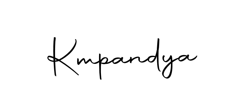 Create a beautiful signature design for name Kmpandya. With this signature (Autography-DOLnW) fonts, you can make a handwritten signature for free. Kmpandya signature style 10 images and pictures png