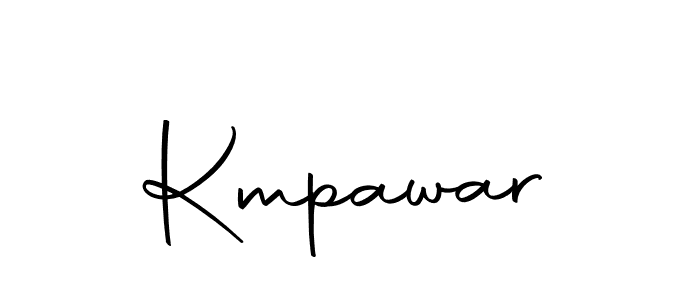 Make a beautiful signature design for name Kmpawar. With this signature (Autography-DOLnW) style, you can create a handwritten signature for free. Kmpawar signature style 10 images and pictures png