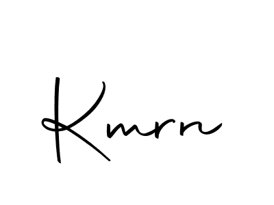 You should practise on your own different ways (Autography-DOLnW) to write your name (Kmrn) in signature. don't let someone else do it for you. Kmrn signature style 10 images and pictures png