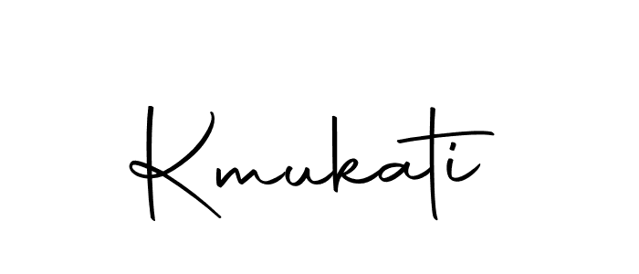 Make a beautiful signature design for name Kmukati. With this signature (Autography-DOLnW) style, you can create a handwritten signature for free. Kmukati signature style 10 images and pictures png