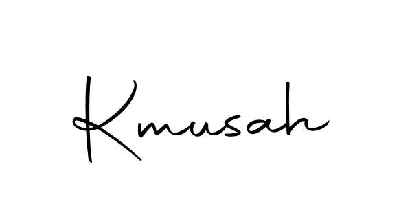 Design your own signature with our free online signature maker. With this signature software, you can create a handwritten (Autography-DOLnW) signature for name Kmusah. Kmusah signature style 10 images and pictures png