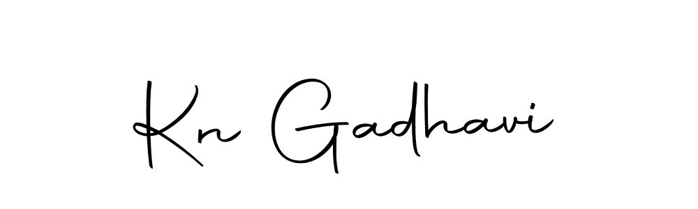 How to make Kn Gadhavi name signature. Use Autography-DOLnW style for creating short signs online. This is the latest handwritten sign. Kn Gadhavi signature style 10 images and pictures png