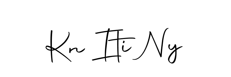 Make a beautiful signature design for name Kn Iti Ny. With this signature (Autography-DOLnW) style, you can create a handwritten signature for free. Kn Iti Ny signature style 10 images and pictures png