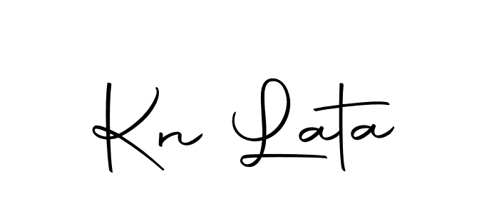 How to make Kn Lata signature? Autography-DOLnW is a professional autograph style. Create handwritten signature for Kn Lata name. Kn Lata signature style 10 images and pictures png