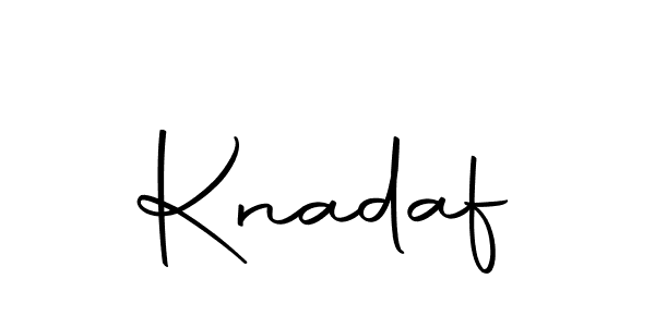 Make a beautiful signature design for name Knadaf. Use this online signature maker to create a handwritten signature for free. Knadaf signature style 10 images and pictures png
