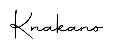Looking for an artistic signature for Knakano? The Autography-DOLnW calligraphy style gives a sophisticated flow suitable for business cards and emails. Knakano signature style 10 images and pictures png