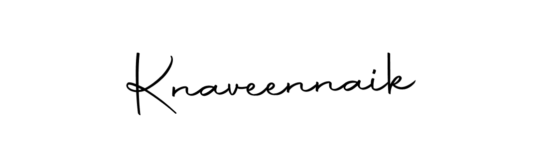 Design your own signature with our free online signature maker. With this signature software, you can create a handwritten (Autography-DOLnW) signature for name Knaveennaik. Knaveennaik signature style 10 images and pictures png