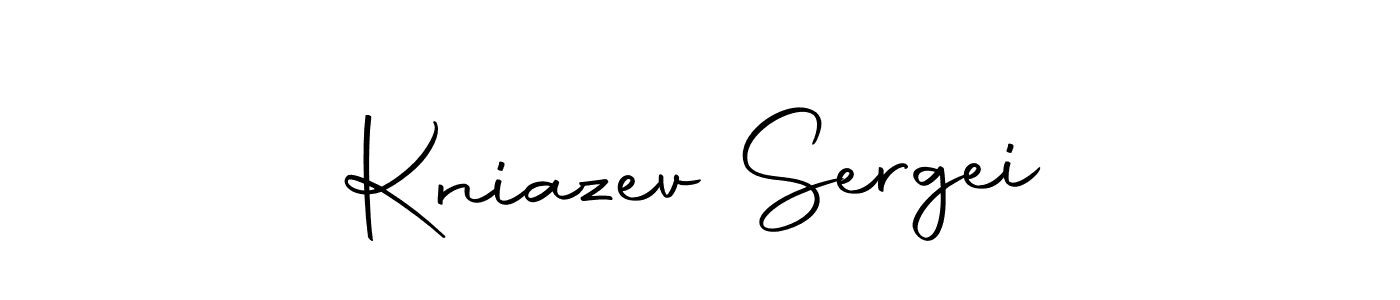 You can use this online signature creator to create a handwritten signature for the name Kniazev Sergei. This is the best online autograph maker. Kniazev Sergei signature style 10 images and pictures png