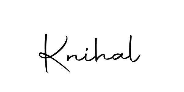 Here are the top 10 professional signature styles for the name Knihal. These are the best autograph styles you can use for your name. Knihal signature style 10 images and pictures png