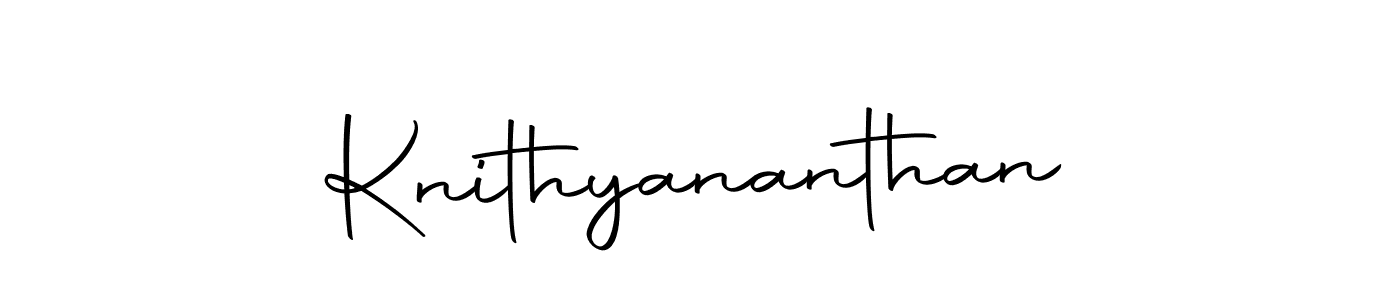 Use a signature maker to create a handwritten signature online. With this signature software, you can design (Autography-DOLnW) your own signature for name Knithyananthan. Knithyananthan signature style 10 images and pictures png