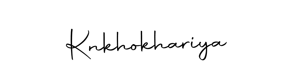 It looks lik you need a new signature style for name Knkhokhariya. Design unique handwritten (Autography-DOLnW) signature with our free signature maker in just a few clicks. Knkhokhariya signature style 10 images and pictures png