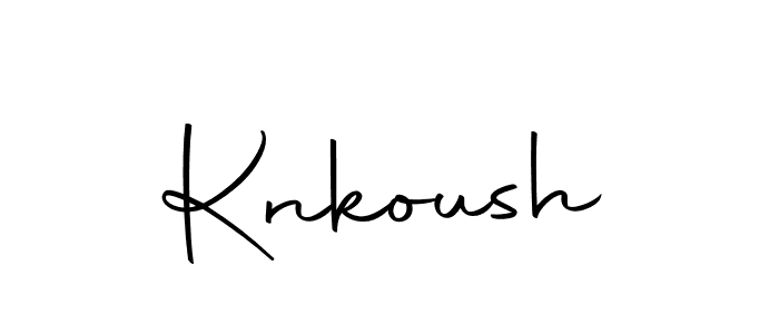 The best way (Autography-DOLnW) to make a short signature is to pick only two or three words in your name. The name Knkoush include a total of six letters. For converting this name. Knkoush signature style 10 images and pictures png