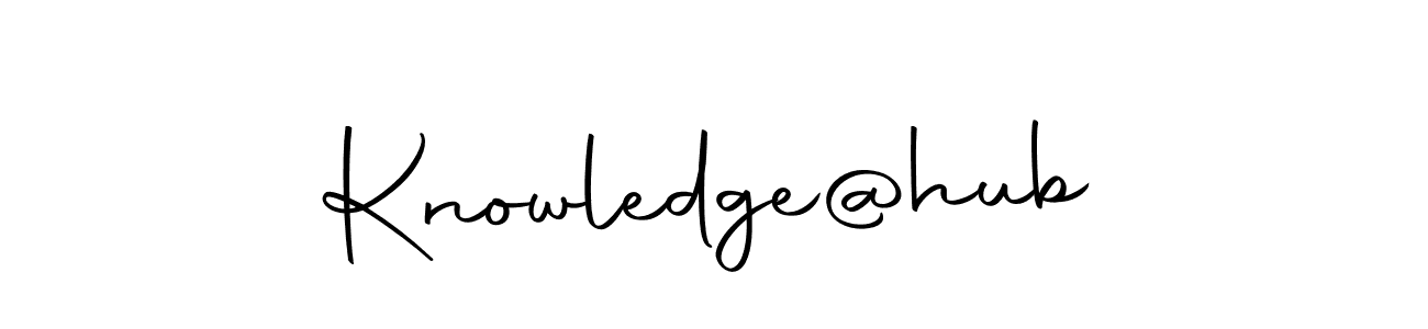 Similarly Autography-DOLnW is the best handwritten signature design. Signature creator online .You can use it as an online autograph creator for name Knowledge@hub. Knowledge@hub signature style 10 images and pictures png