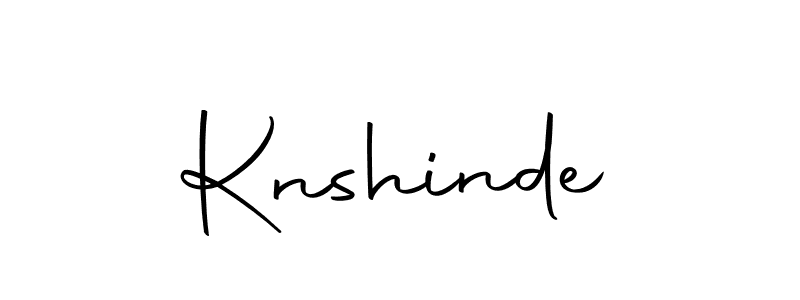 Use a signature maker to create a handwritten signature online. With this signature software, you can design (Autography-DOLnW) your own signature for name Knshinde. Knshinde signature style 10 images and pictures png