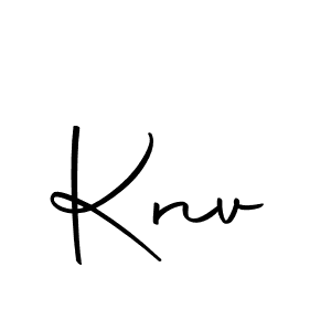 Design your own signature with our free online signature maker. With this signature software, you can create a handwritten (Autography-DOLnW) signature for name Knv. Knv signature style 10 images and pictures png