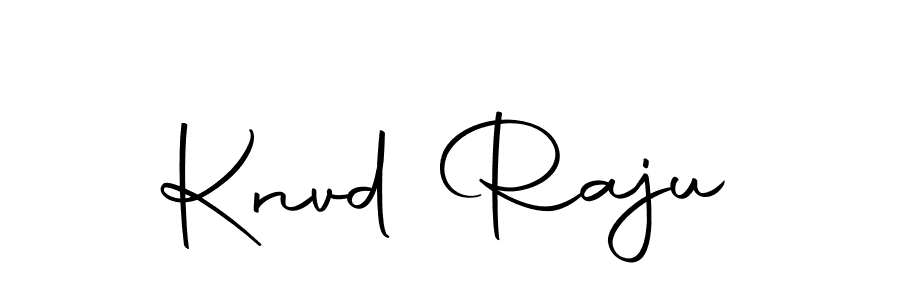 Make a beautiful signature design for name Knvd Raju. With this signature (Autography-DOLnW) style, you can create a handwritten signature for free. Knvd Raju signature style 10 images and pictures png