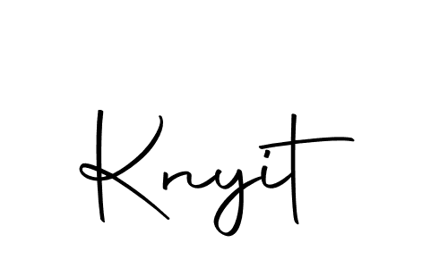 The best way (Autography-DOLnW) to make a short signature is to pick only two or three words in your name. The name Knyit include a total of six letters. For converting this name. Knyit signature style 10 images and pictures png