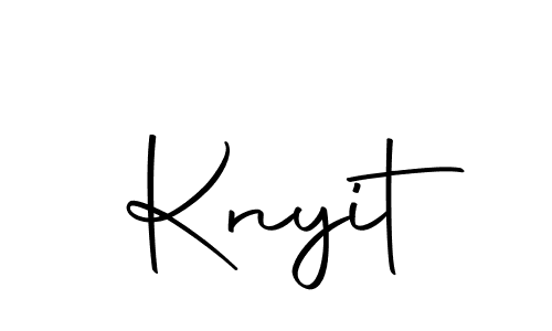 The best way (Autography-DOLnW) to make a short signature is to pick only two or three words in your name. The name Knyit include a total of six letters. For converting this name. Knyit signature style 10 images and pictures png