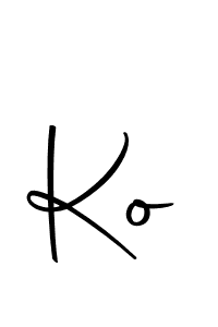 Use a signature maker to create a handwritten signature online. With this signature software, you can design (Autography-DOLnW) your own signature for name Ko. Ko signature style 10 images and pictures png