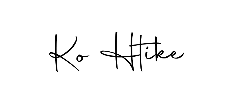 You can use this online signature creator to create a handwritten signature for the name Ko Htike. This is the best online autograph maker. Ko Htike signature style 10 images and pictures png