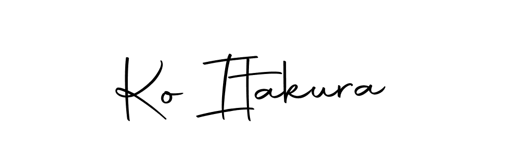 Also we have Ko Itakura name is the best signature style. Create professional handwritten signature collection using Autography-DOLnW autograph style. Ko Itakura signature style 10 images and pictures png