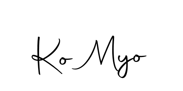 How to make Ko Myo signature? Autography-DOLnW is a professional autograph style. Create handwritten signature for Ko Myo name. Ko Myo signature style 10 images and pictures png