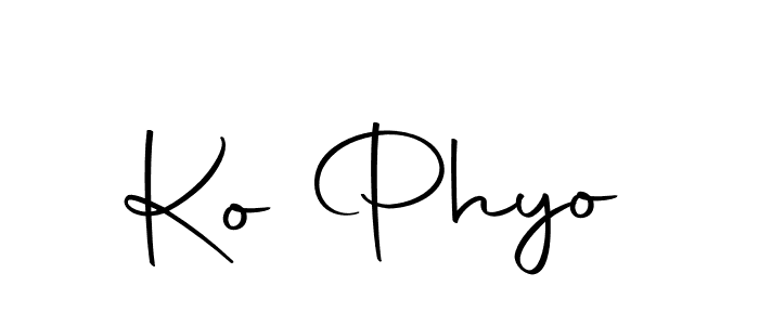 Make a beautiful signature design for name Ko Phyo. Use this online signature maker to create a handwritten signature for free. Ko Phyo signature style 10 images and pictures png