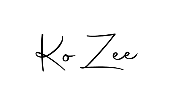 Also we have Ko Zee name is the best signature style. Create professional handwritten signature collection using Autography-DOLnW autograph style. Ko Zee signature style 10 images and pictures png