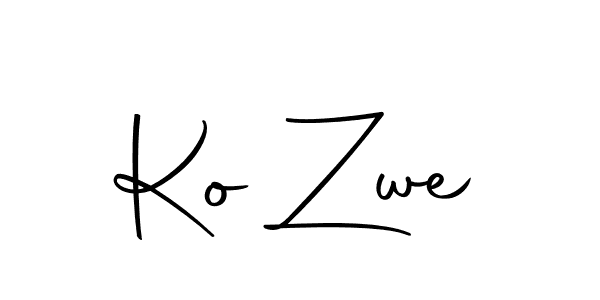 Make a beautiful signature design for name Ko Zwe. Use this online signature maker to create a handwritten signature for free. Ko Zwe signature style 10 images and pictures png