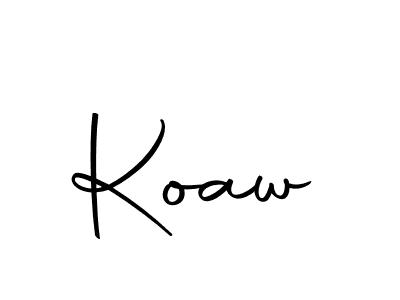 if you are searching for the best signature style for your name Koaw. so please give up your signature search. here we have designed multiple signature styles  using Autography-DOLnW. Koaw signature style 10 images and pictures png