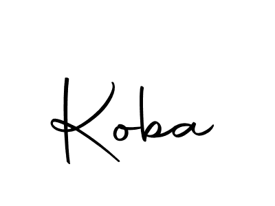 You should practise on your own different ways (Autography-DOLnW) to write your name (Koba) in signature. don't let someone else do it for you. Koba signature style 10 images and pictures png