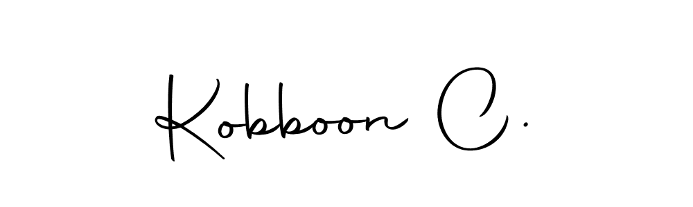 Make a short Kobboon C. signature style. Manage your documents anywhere anytime using Autography-DOLnW. Create and add eSignatures, submit forms, share and send files easily. Kobboon C. signature style 10 images and pictures png